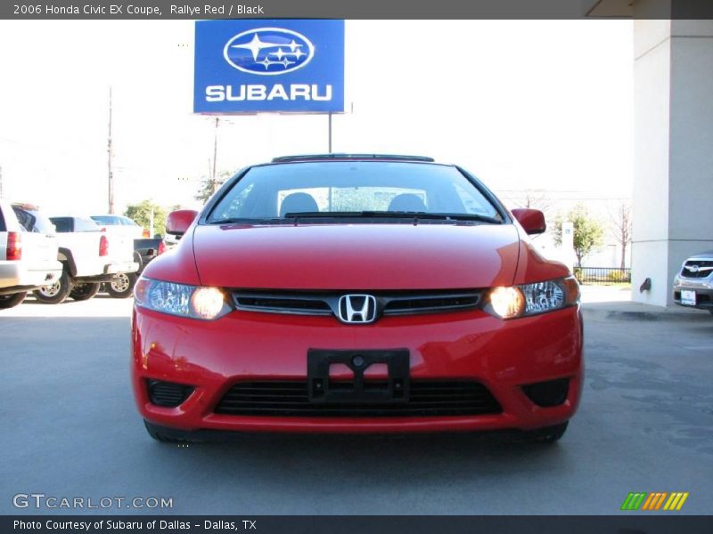 Rallye Red / Black 2006 Honda Civic EX Coupe