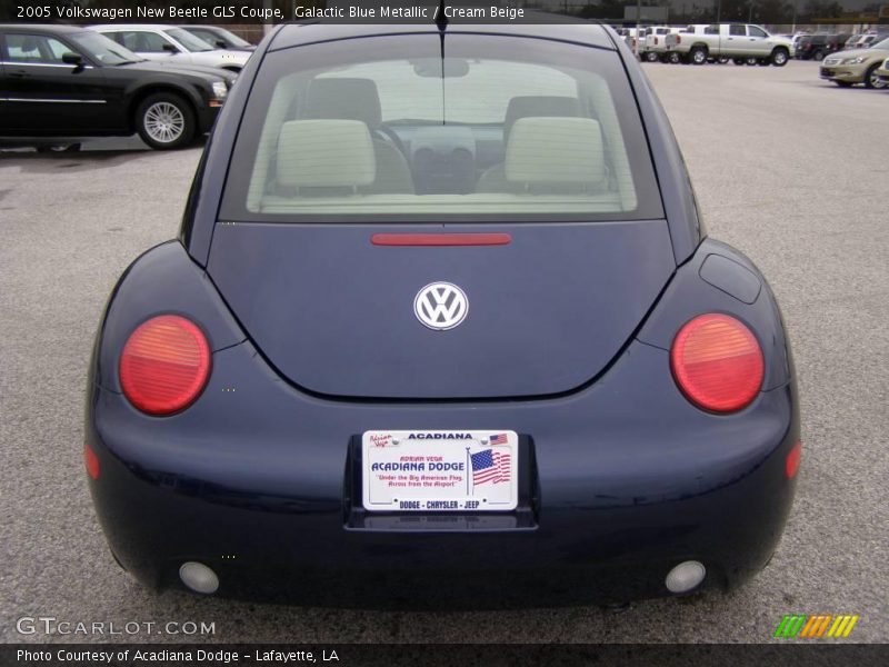 Galactic Blue Metallic / Cream Beige 2005 Volkswagen New Beetle GLS Coupe