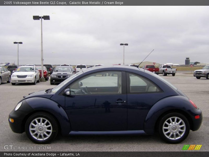 Galactic Blue Metallic / Cream Beige 2005 Volkswagen New Beetle GLS Coupe