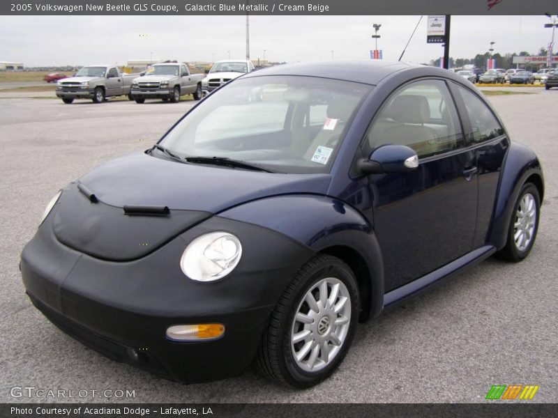 Galactic Blue Metallic / Cream Beige 2005 Volkswagen New Beetle GLS Coupe