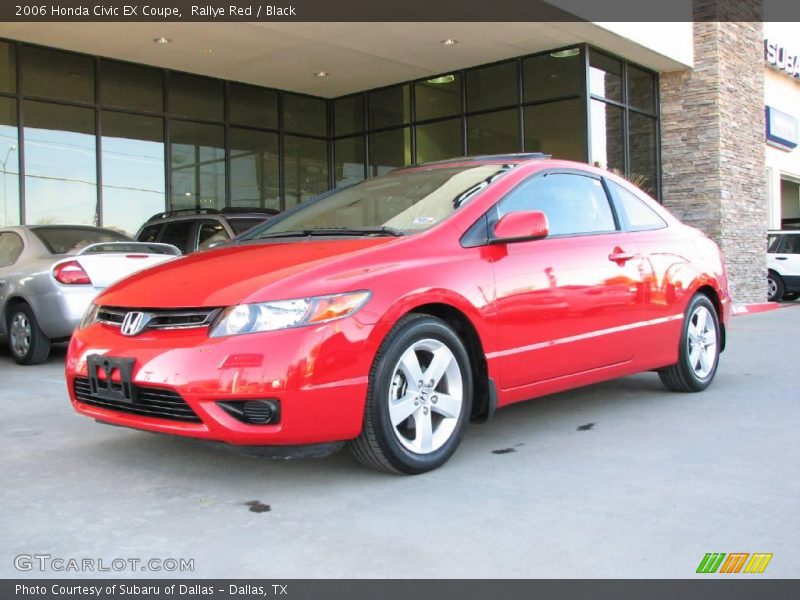Rallye Red / Black 2006 Honda Civic EX Coupe