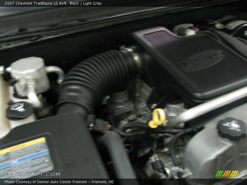 Black / Light Gray 2007 Chevrolet TrailBlazer LS 4x4