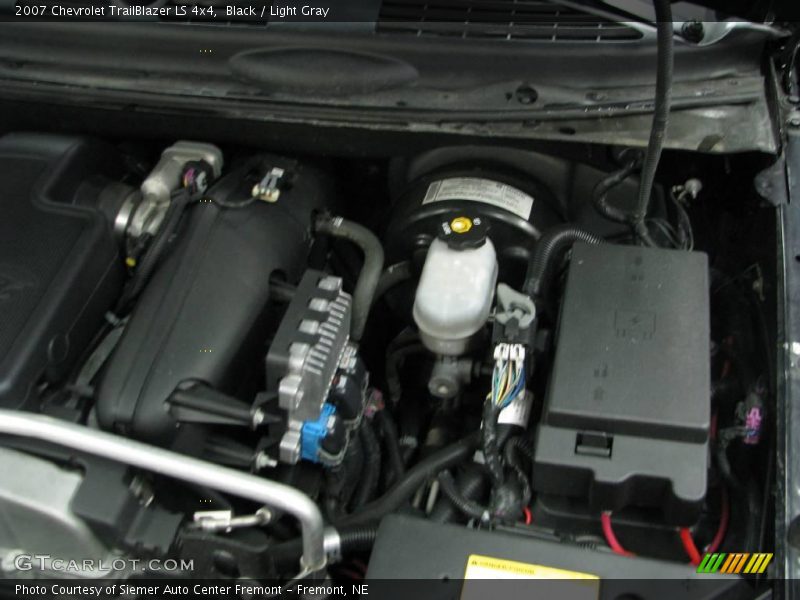 Black / Light Gray 2007 Chevrolet TrailBlazer LS 4x4