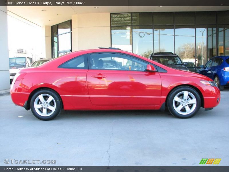 Rallye Red / Black 2006 Honda Civic EX Coupe
