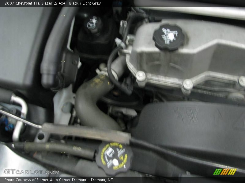 Black / Light Gray 2007 Chevrolet TrailBlazer LS 4x4