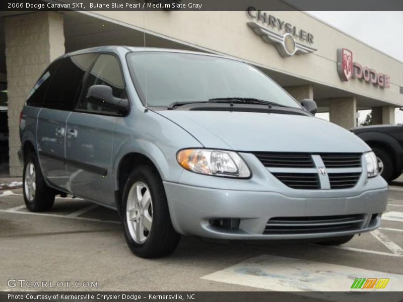Butane Blue Pearl / Medium Slate Gray 2006 Dodge Caravan SXT