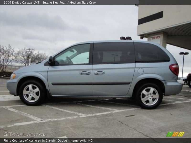 Butane Blue Pearl / Medium Slate Gray 2006 Dodge Caravan SXT