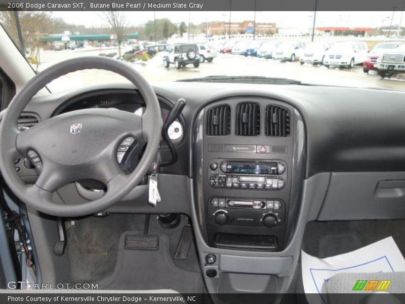 Butane Blue Pearl / Medium Slate Gray 2006 Dodge Caravan SXT