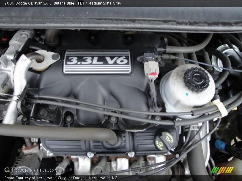 Butane Blue Pearl / Medium Slate Gray 2006 Dodge Caravan SXT