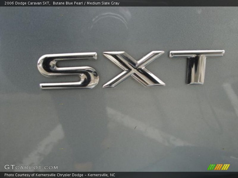 Butane Blue Pearl / Medium Slate Gray 2006 Dodge Caravan SXT