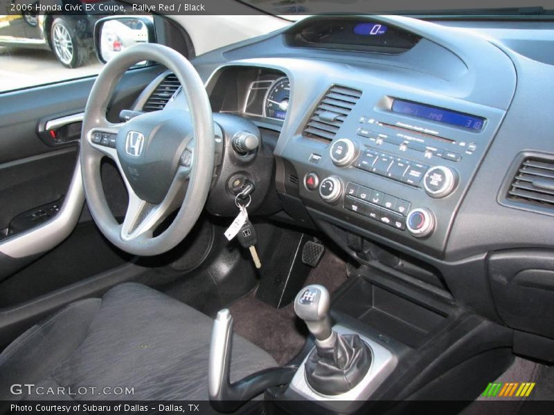 Rallye Red / Black 2006 Honda Civic EX Coupe