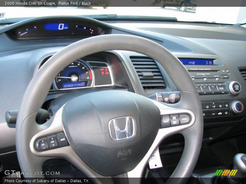 Rallye Red / Black 2006 Honda Civic EX Coupe