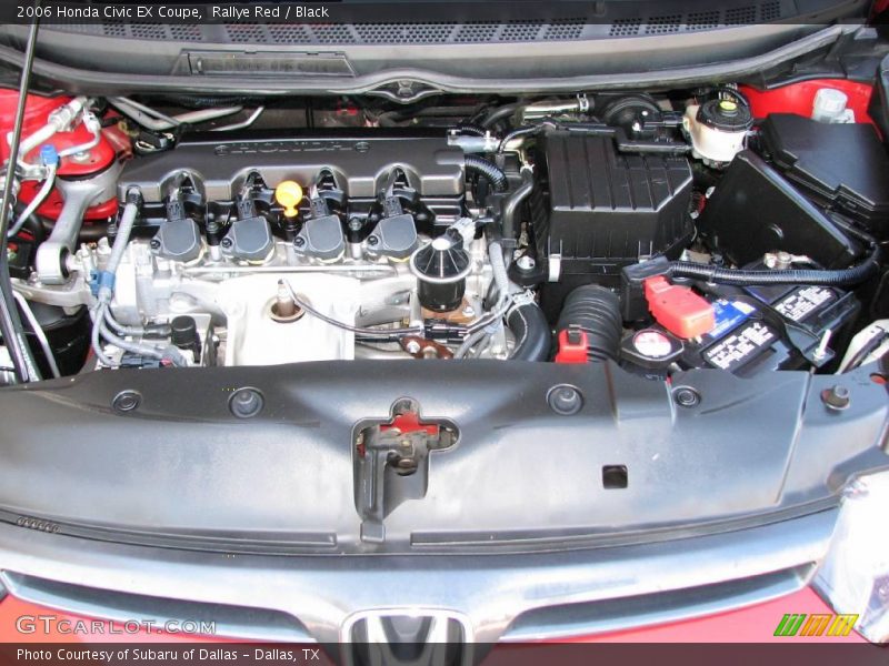 Rallye Red / Black 2006 Honda Civic EX Coupe