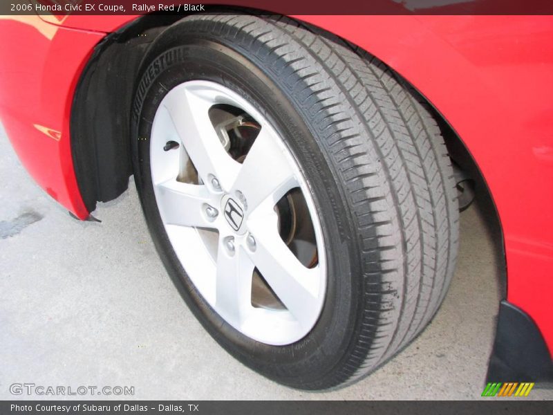 Rallye Red / Black 2006 Honda Civic EX Coupe