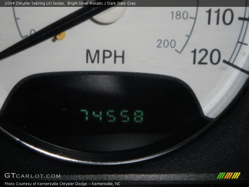 Bright Silver Metallic / Dark Slate Gray 2004 Chrysler Sebring LXi Sedan
