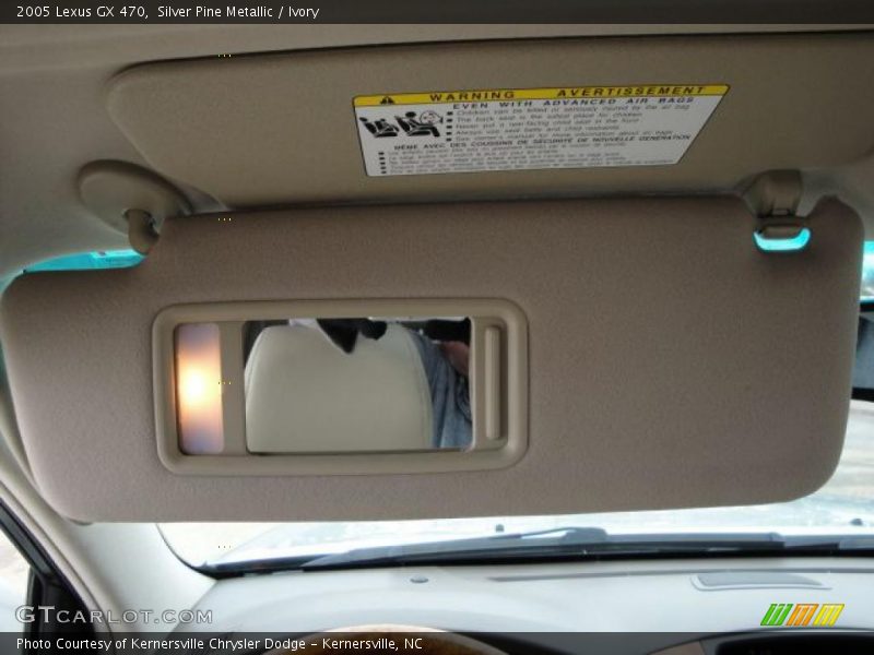 Silver Pine Metallic / Ivory 2005 Lexus GX 470