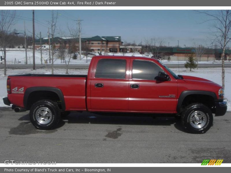 Fire Red / Dark Pewter 2005 GMC Sierra 2500HD Crew Cab 4x4