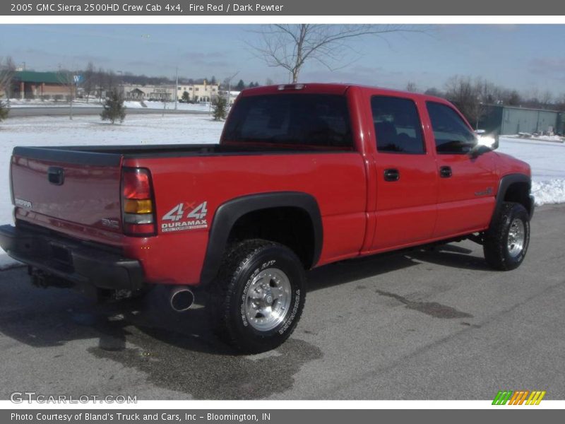 Fire Red / Dark Pewter 2005 GMC Sierra 2500HD Crew Cab 4x4