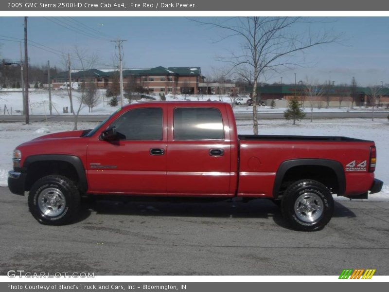 Fire Red / Dark Pewter 2005 GMC Sierra 2500HD Crew Cab 4x4