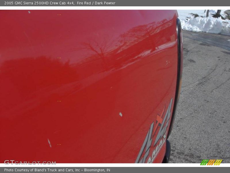 Fire Red / Dark Pewter 2005 GMC Sierra 2500HD Crew Cab 4x4