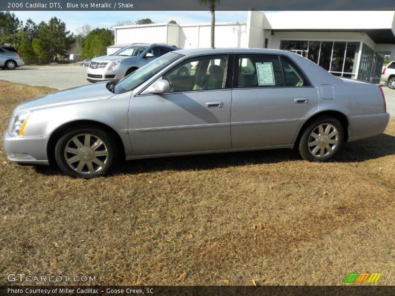 Blue Ice Metallic / Shale 2006 Cadillac DTS