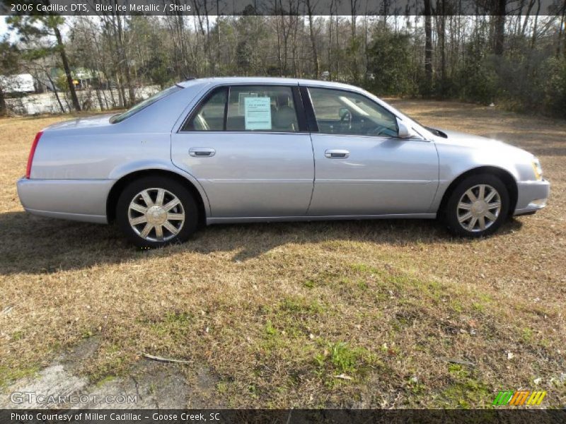 Blue Ice Metallic / Shale 2006 Cadillac DTS