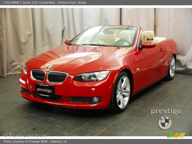 Crimson Red / Beige 2009 BMW 3 Series 335i Convertible