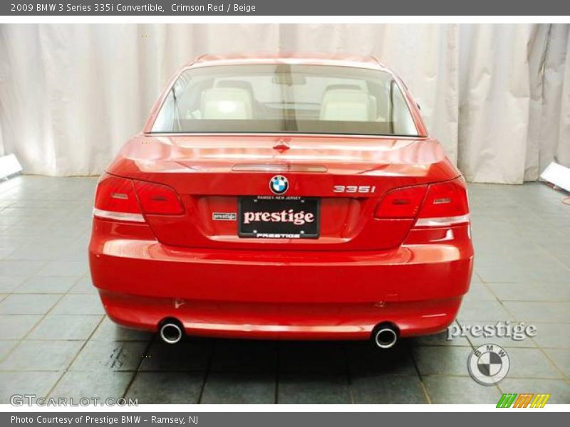 Crimson Red / Beige 2009 BMW 3 Series 335i Convertible