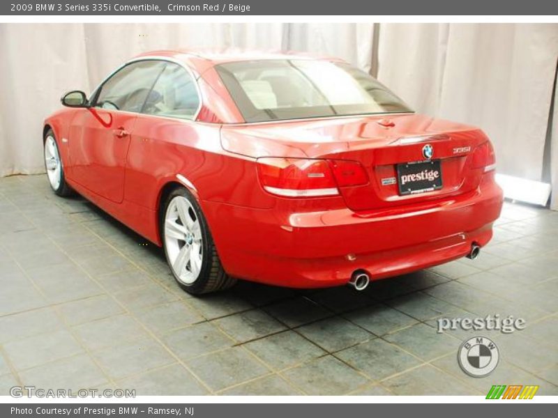 Crimson Red / Beige 2009 BMW 3 Series 335i Convertible