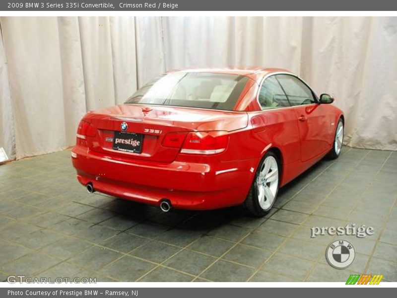 Crimson Red / Beige 2009 BMW 3 Series 335i Convertible