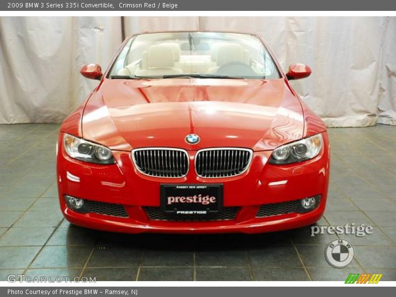 Crimson Red / Beige 2009 BMW 3 Series 335i Convertible