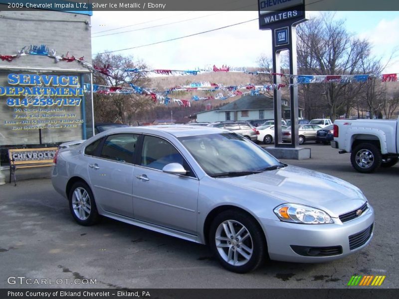Silver Ice Metallic / Ebony 2009 Chevrolet Impala LTZ
