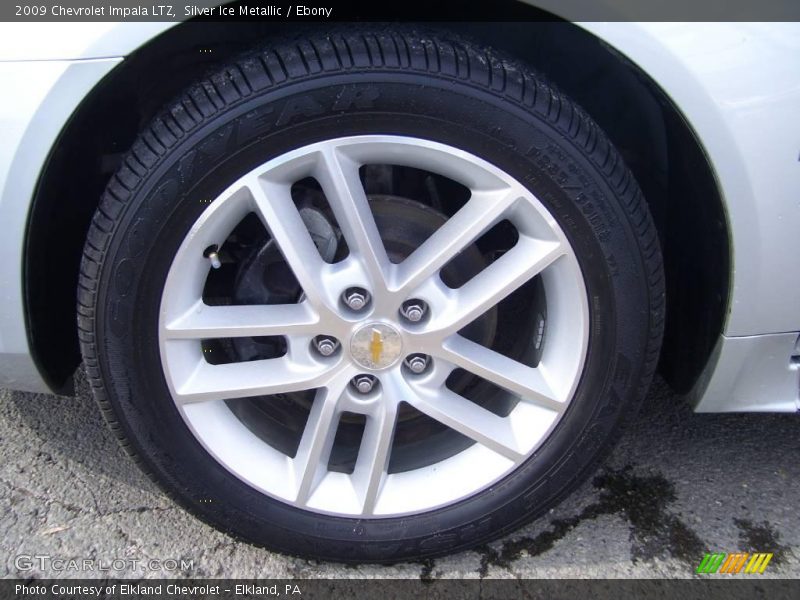 Silver Ice Metallic / Ebony 2009 Chevrolet Impala LTZ