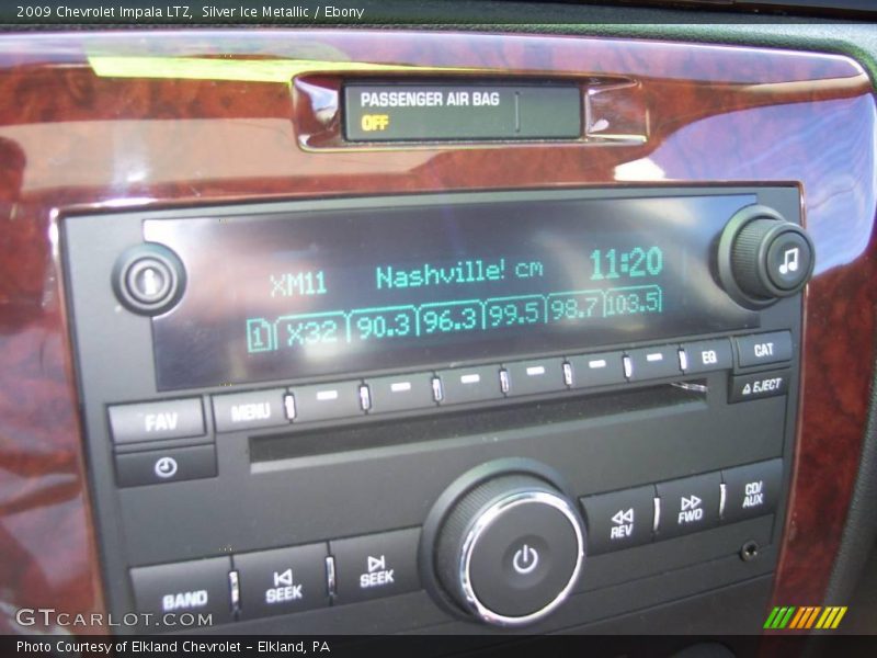 Silver Ice Metallic / Ebony 2009 Chevrolet Impala LTZ