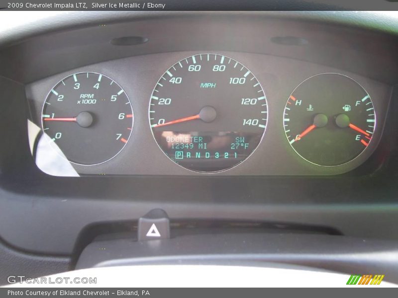 Silver Ice Metallic / Ebony 2009 Chevrolet Impala LTZ