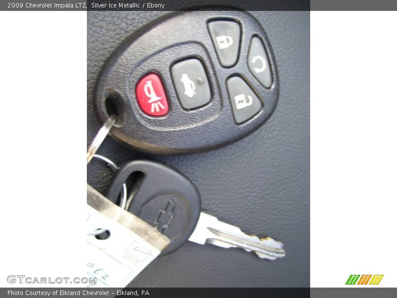 Silver Ice Metallic / Ebony 2009 Chevrolet Impala LTZ