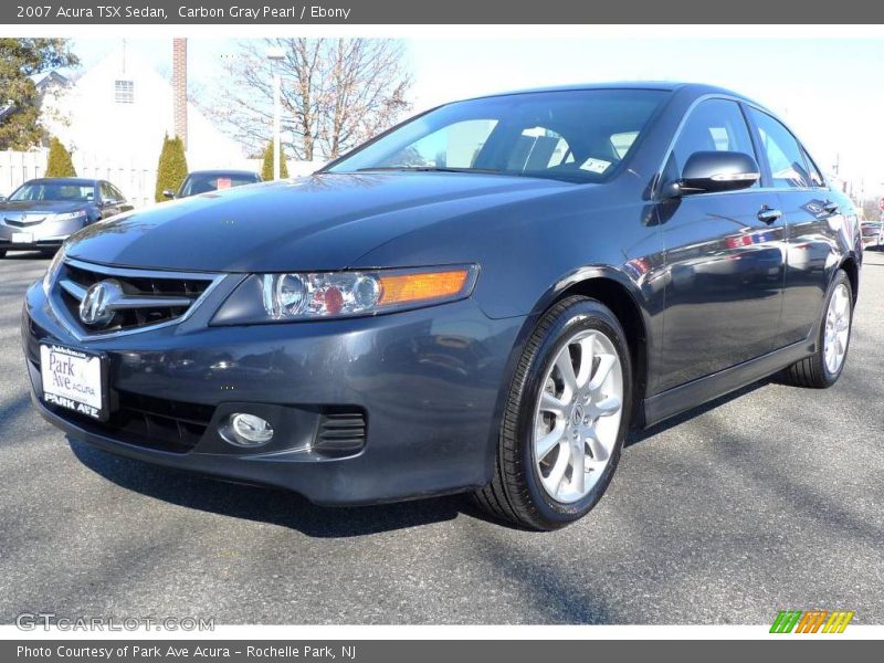 Carbon Gray Pearl / Ebony 2007 Acura TSX Sedan