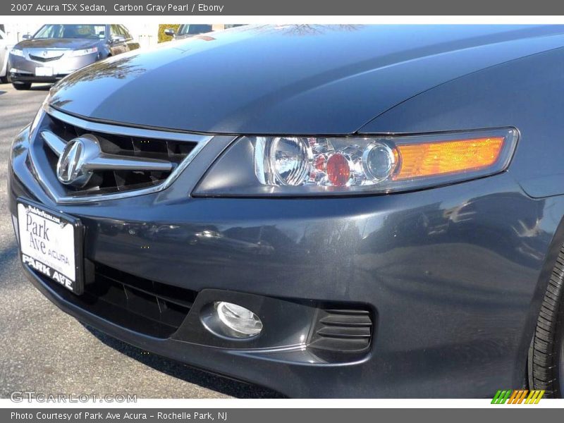 Carbon Gray Pearl / Ebony 2007 Acura TSX Sedan