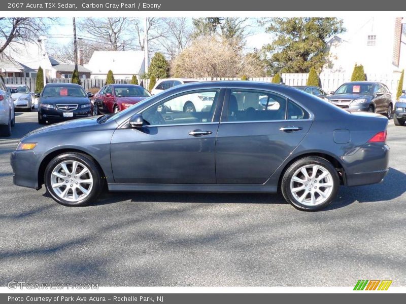 Carbon Gray Pearl / Ebony 2007 Acura TSX Sedan