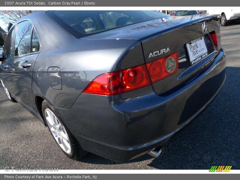 Carbon Gray Pearl / Ebony 2007 Acura TSX Sedan