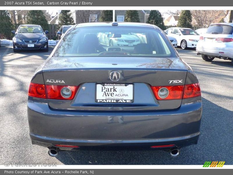 Carbon Gray Pearl / Ebony 2007 Acura TSX Sedan
