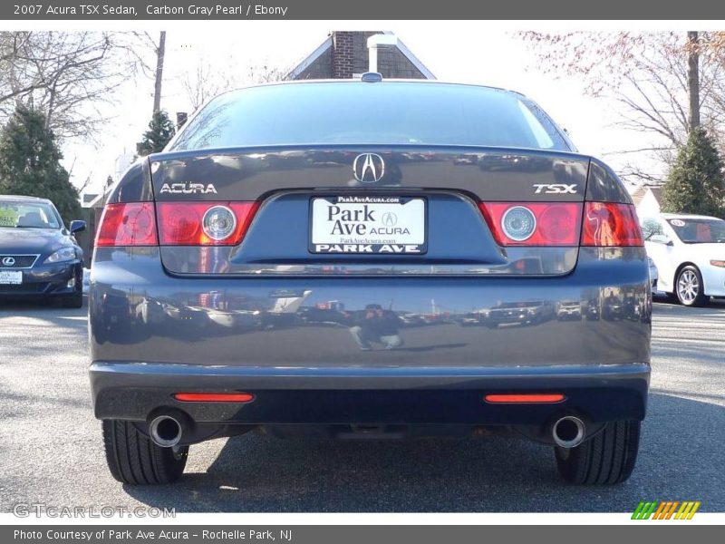 Carbon Gray Pearl / Ebony 2007 Acura TSX Sedan