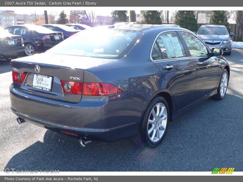 Carbon Gray Pearl / Ebony 2007 Acura TSX Sedan
