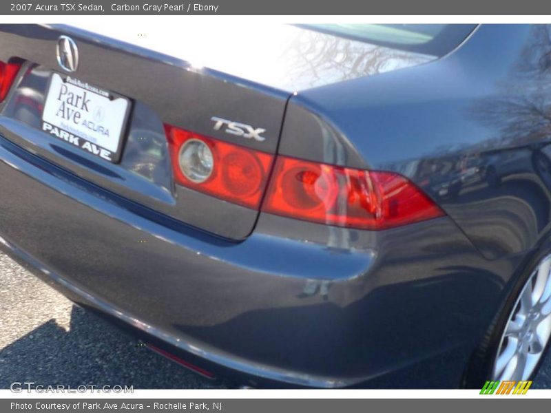 Carbon Gray Pearl / Ebony 2007 Acura TSX Sedan