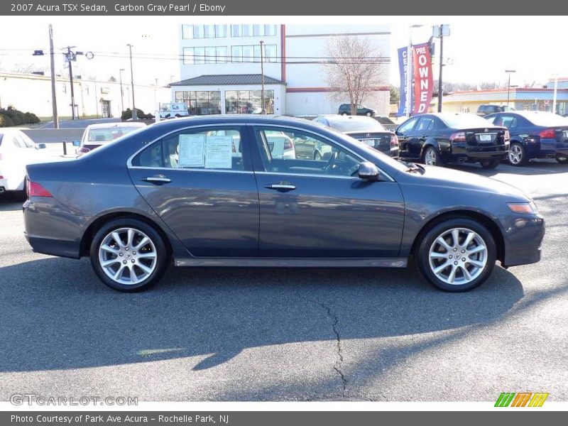 Carbon Gray Pearl / Ebony 2007 Acura TSX Sedan