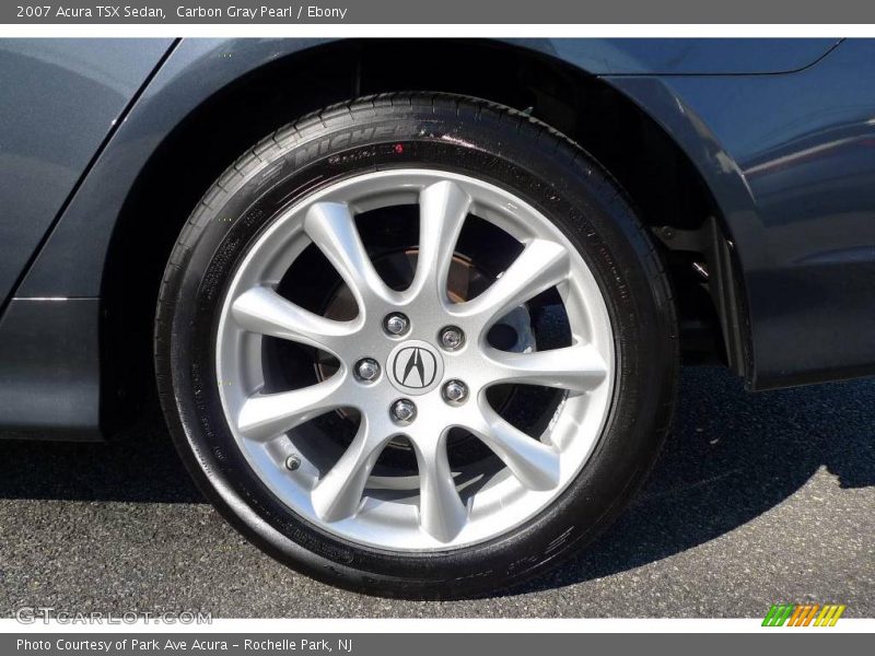 Carbon Gray Pearl / Ebony 2007 Acura TSX Sedan