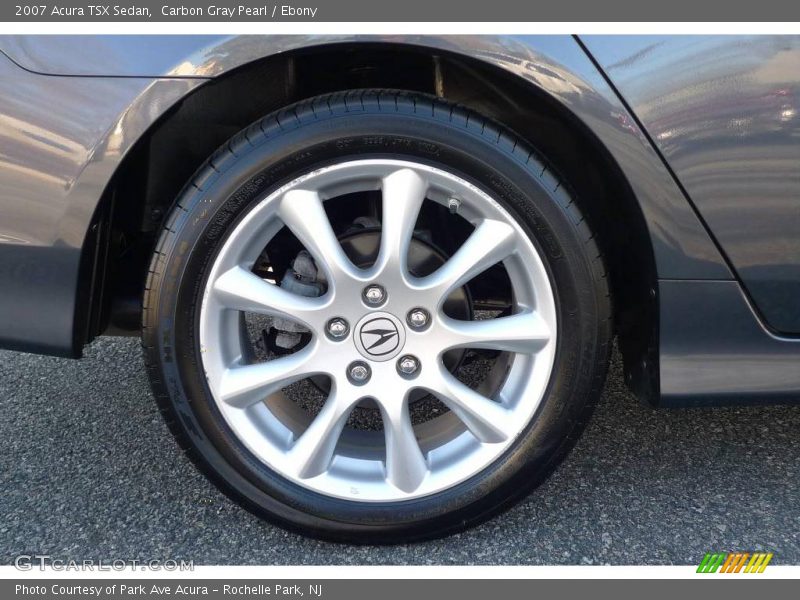 Carbon Gray Pearl / Ebony 2007 Acura TSX Sedan