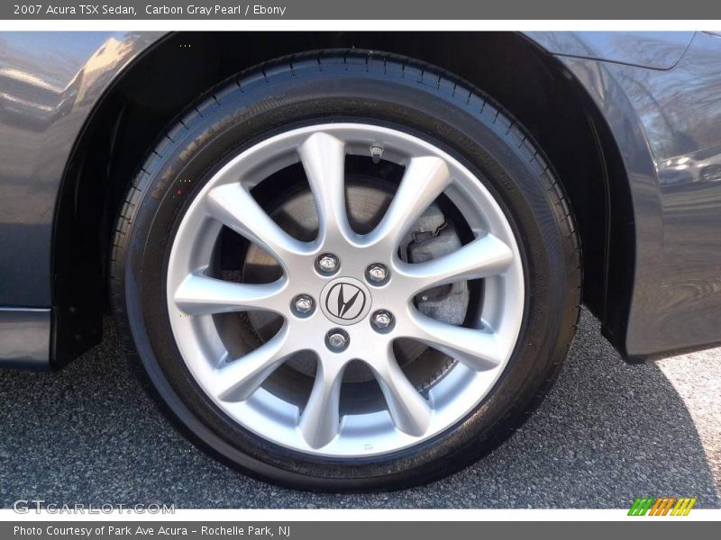 Carbon Gray Pearl / Ebony 2007 Acura TSX Sedan