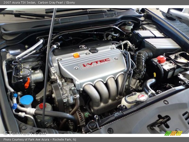 Carbon Gray Pearl / Ebony 2007 Acura TSX Sedan