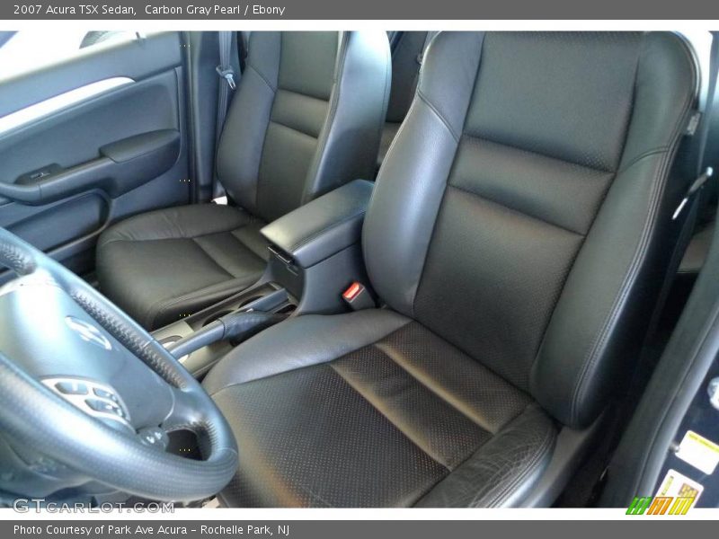 Carbon Gray Pearl / Ebony 2007 Acura TSX Sedan